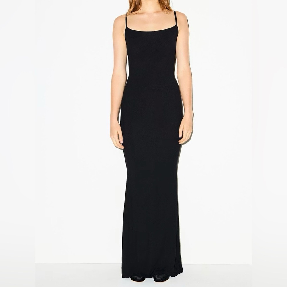 SKIMS Soft Lounge Tank Maxi Onyx